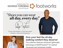 Tablet Screenshot of footworks.com